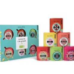 Fabrique de Styles Cafés, Thés Et Infusions*Coffret thés gourmands 6x50g
