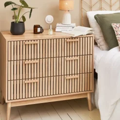 Fabrique de Styles Commodes*Commode 3 tiroirs en pin naturel - Kara