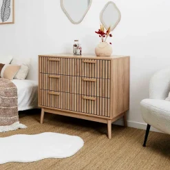 Fabrique de Styles Commodes*Commode 3 tiroirs en pin naturel - Kara