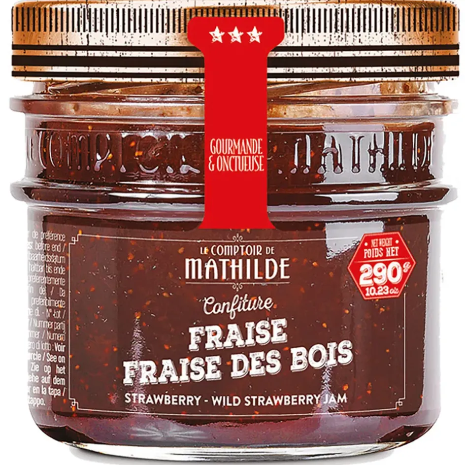 Fabrique de Styles Chocolats Et Confiseries*Confiture fraise-fraise bois 290g