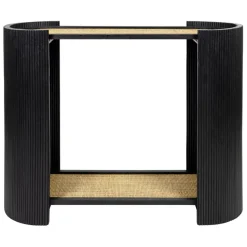 Fabrique de Styles Consoles*Console 2 niveaux en rotin et bambou - Saori
