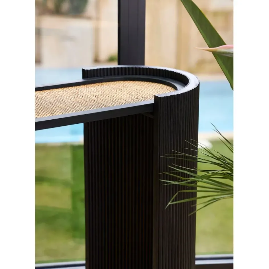 Fabrique de Styles Consoles*Console 2 niveaux en rotin et bambou - Saori