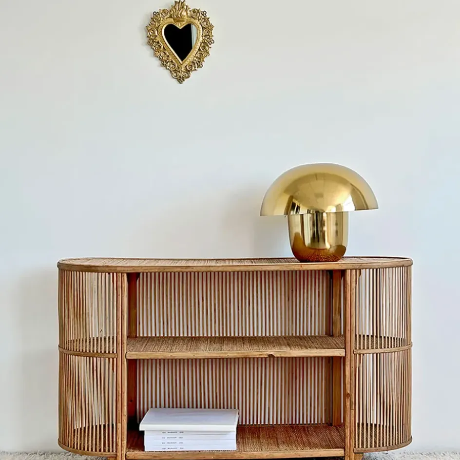 Fabrique de Styles Consoles*Console 2 étagères en rotin - Romeo