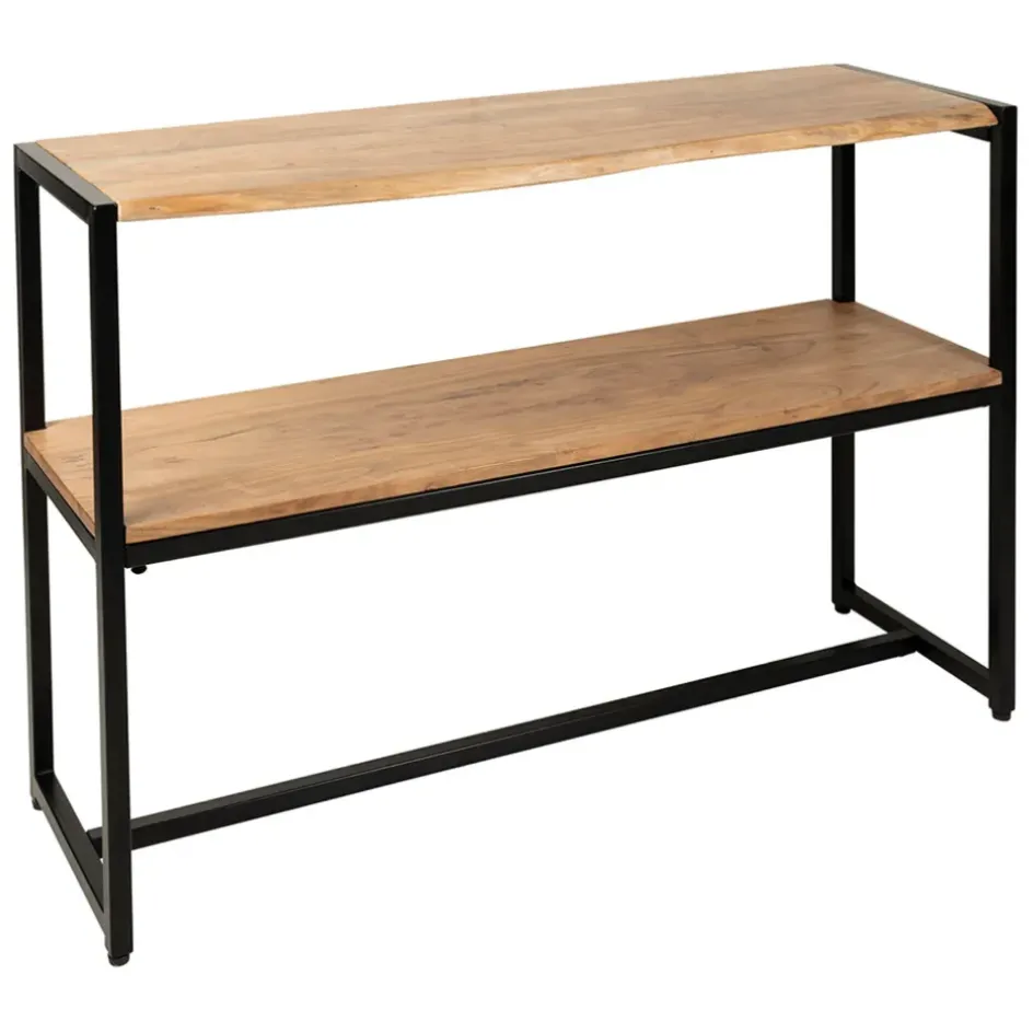 Fabrique de Styles Consoles*Console en acacia et pieds en fer noir - Brooklyn