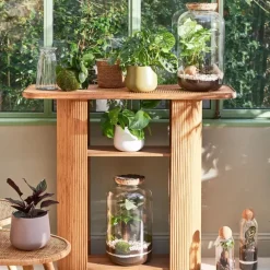 Fabrique de Styles Consoles*Console en bambou et sapin - Saori