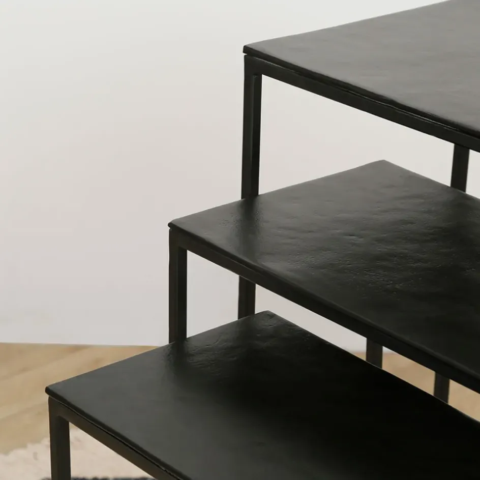 Fabrique de Styles Consoles*Console gigogne (x3) en fer - Felia