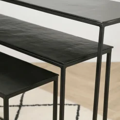 Fabrique de Styles Consoles*Console gigogne (x3) en fer - Felia