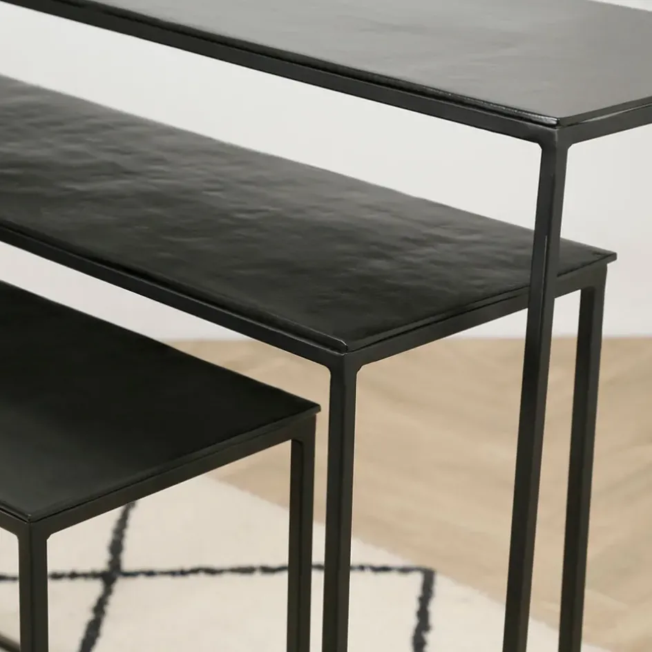 Fabrique de Styles Consoles*Console gigogne (x3) en fer - Felia