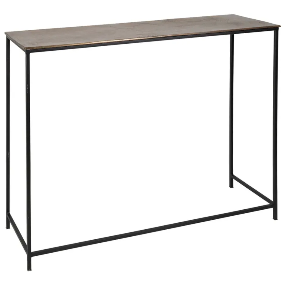 Fabrique de Styles Consoles*Console gigogne (x2) en fer doré - Felia