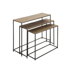 Fabrique de Styles Consoles*Console gigogne (x3) en fer - Felia