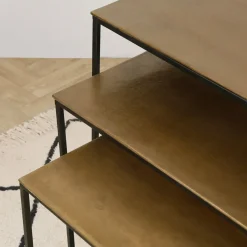 Fabrique de Styles Consoles*Console gigogne (x3) en fer - Felia