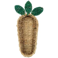 Fabrique de Styles Paniers Et Corbeilles*Corbeille carotte en jonc de mer naturel 19x36cm - P'tit Légume