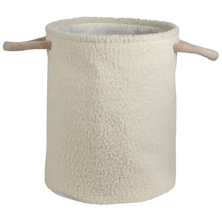 Enfant Fabrique de Styles Déco*Corbeille en tissu écru h50cm - Bohème