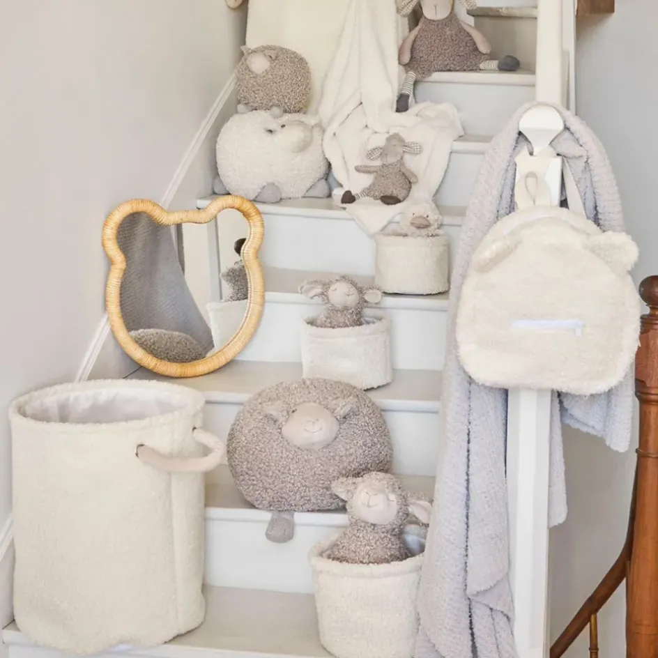 Enfant Fabrique de Styles Déco*Corbeille en tissu écru h50cm - Bohème