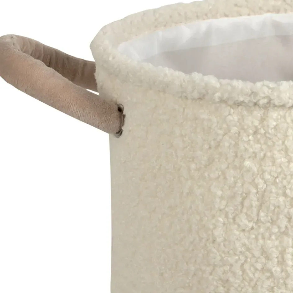 Enfant Fabrique de Styles Déco*Corbeille en tissu écru h41cm - Bohème