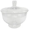Fabrique de Styles Bonbonnières, Cloches Et Coupes*Coupe sur pied en verre avec couvercle d24cm - Eloise