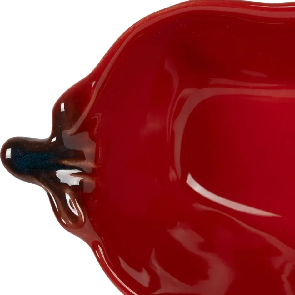 Fabrique de Styles Bols Et Coupelles*Coupelle en forme de piment en grès 18x8.5cm