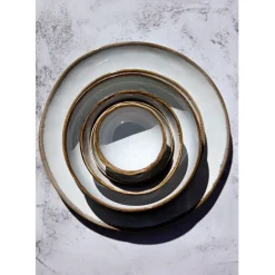 Fabrique de Styles Bols Et Coupelles*Coupelle en grès nacre d14cm - Nori