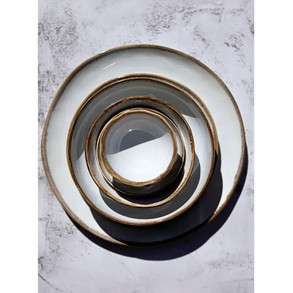 Fabrique de Styles Bols Et Coupelles*Coupelle en grès nacre d14cm - Nori