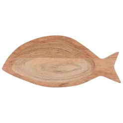 Fabrique de Styles Petits Objets Déco*Coupelle poisson en acacia 25x11cm - Dalbert