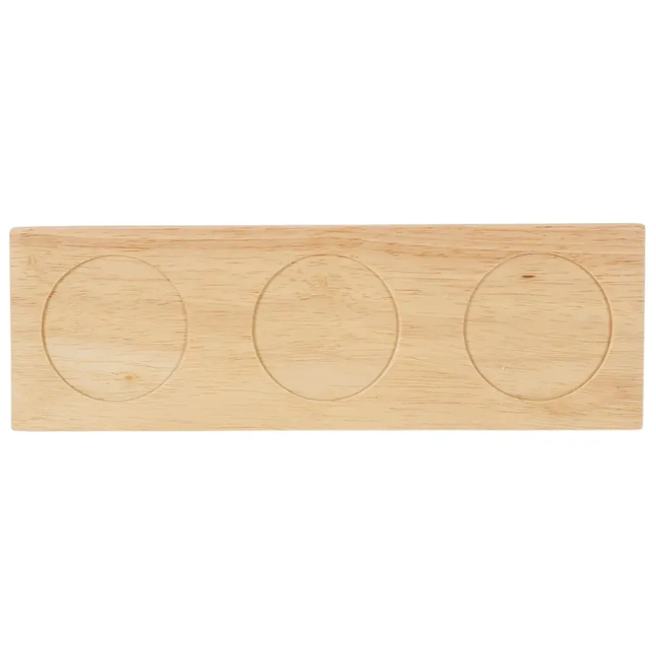 Fabrique de Styles Bols Et Coupelles*Coupelles x3 terracotta et plateau bois hervea - sweet leaves