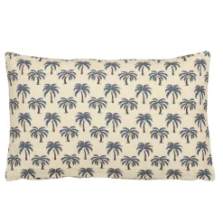 Fabrique de Styles Coussins Et Housses*Coussin en coton cassé 55x35cm - Palme