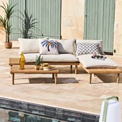 Fabrique de Styles Coussins Et Housses*Coussin en coton cassé 55x35cm - Palme