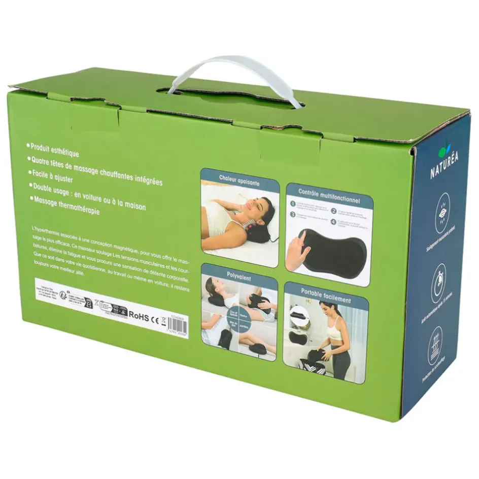 Fabrique de Styles Relaxation Et Massage*Coussin massage noir