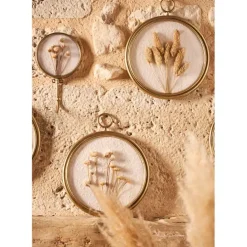 Fabrique de Styles Patères*Crochet en fer (x2) fleurs séchées