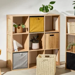 Fabrique de Styles Petits Rangements*Cube de rangement tresse pliable 30x30xh30cm