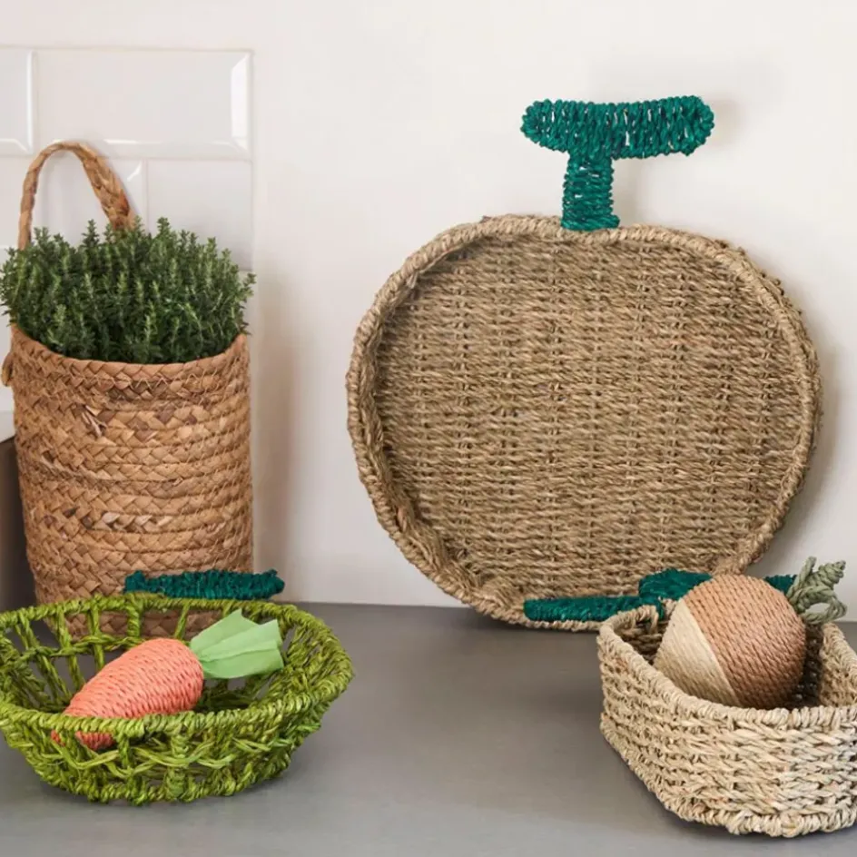 Enfant Fabrique de Styles Déco*Déco carotte en corde et vert - P'tit légume