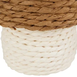 Enfant Fabrique de Styles Déco*Déco champignon en corde brun et blanc - P'tit légume