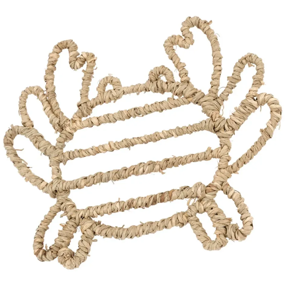 Fabrique de Styles Petits Objets Déco*Déco crabe en jonc de mer - borneo