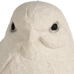 Fabrique de Styles Petits Objets Déco*Déco moineau en fibre écru