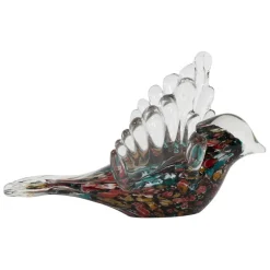 Fabrique de Styles Petits Objets Déco*Déco moineau en verre - Serin