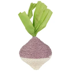 Enfant Fabrique de Styles Déco*Déco navet en corde mauve et vert - P'tit légume