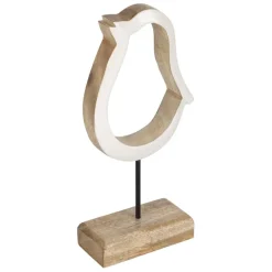 Fabrique de Styles Petits Objets Déco*Déco poussin en manguier et fer naturel et blanc - Floréal