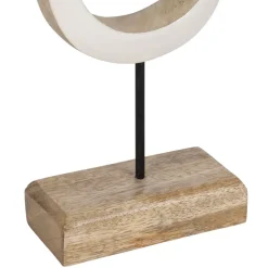 Fabrique de Styles Petits Objets Déco*Déco poussin en manguier et fer naturel et blanc - Floréal