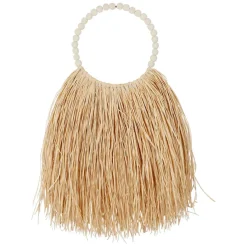 Fabrique de Styles Déco À Suspendre Et Adhésive*Déco ronde murale en raphia naturel - blue sand