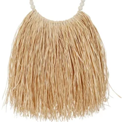 Fabrique de Styles Déco À Suspendre Et Adhésive*Déco ronde murale en raphia naturel - blue sand