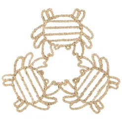 Fabrique de Styles Petits Objets Déco*Déco trio de crabes en jonc de mer - borneo