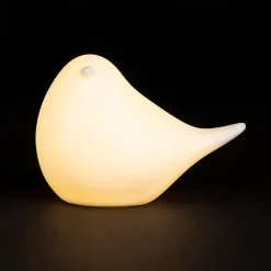 Fabrique de Styles Déco Lumineuse*Deco led oiseau en porcelaine h7cm - Ilobo