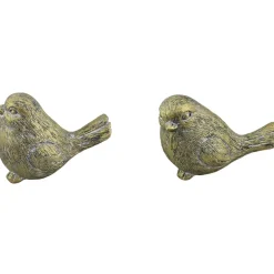 Fabrique de Styles Petits Objets Déco*Deco moineau x2 jardinet