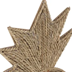 Fabrique de Styles Déco À Suspendre Et Adhésive*Deco murale ananas en coquillage naturel et blanc - Cauri