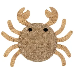 Fabrique de Styles Déco À Suspendre Et Adhésive*Deco murale crabe en jonc de mer - Eté A La Mer