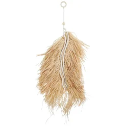 Fabrique de Styles Déco À Suspendre Et Adhésive*Deco murale feuille cuzco 38x68cm raphia