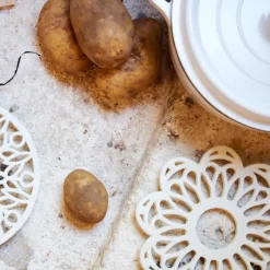 Fabrique de Styles Accessoires De Table*Dessous de plat fleur en fonte D20cm - Rhodonea