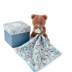 Enfant Fabrique de Styles Doudous Et Peluches*Doudou ours pantin avec mouchoir H12cm - Boh'Aime