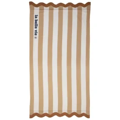 Fabrique de Styles Draps De Plage Et Foutas*Drap de plage en coton rayé et blanc 170x85cm - Medi