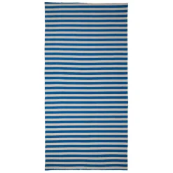 Fabrique de Styles Draps De Plage Et Foutas*Drap de plage en coton rayé et blanc 180x90cm - Palma